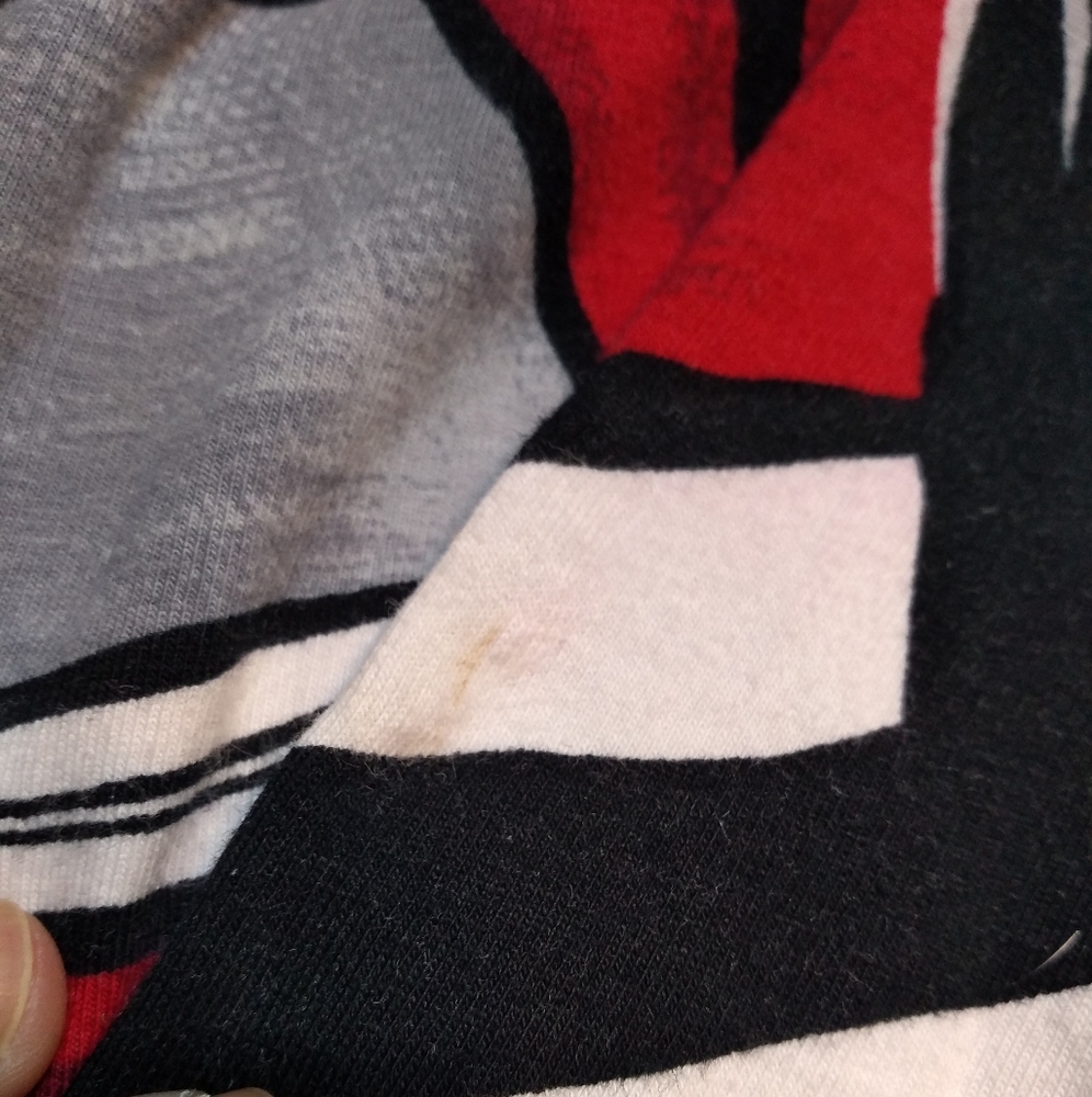 Alfred Dunner3/4 Sleeve Blouse, Size Small; Red, White & Black Abstract … - Picture 9 of 9